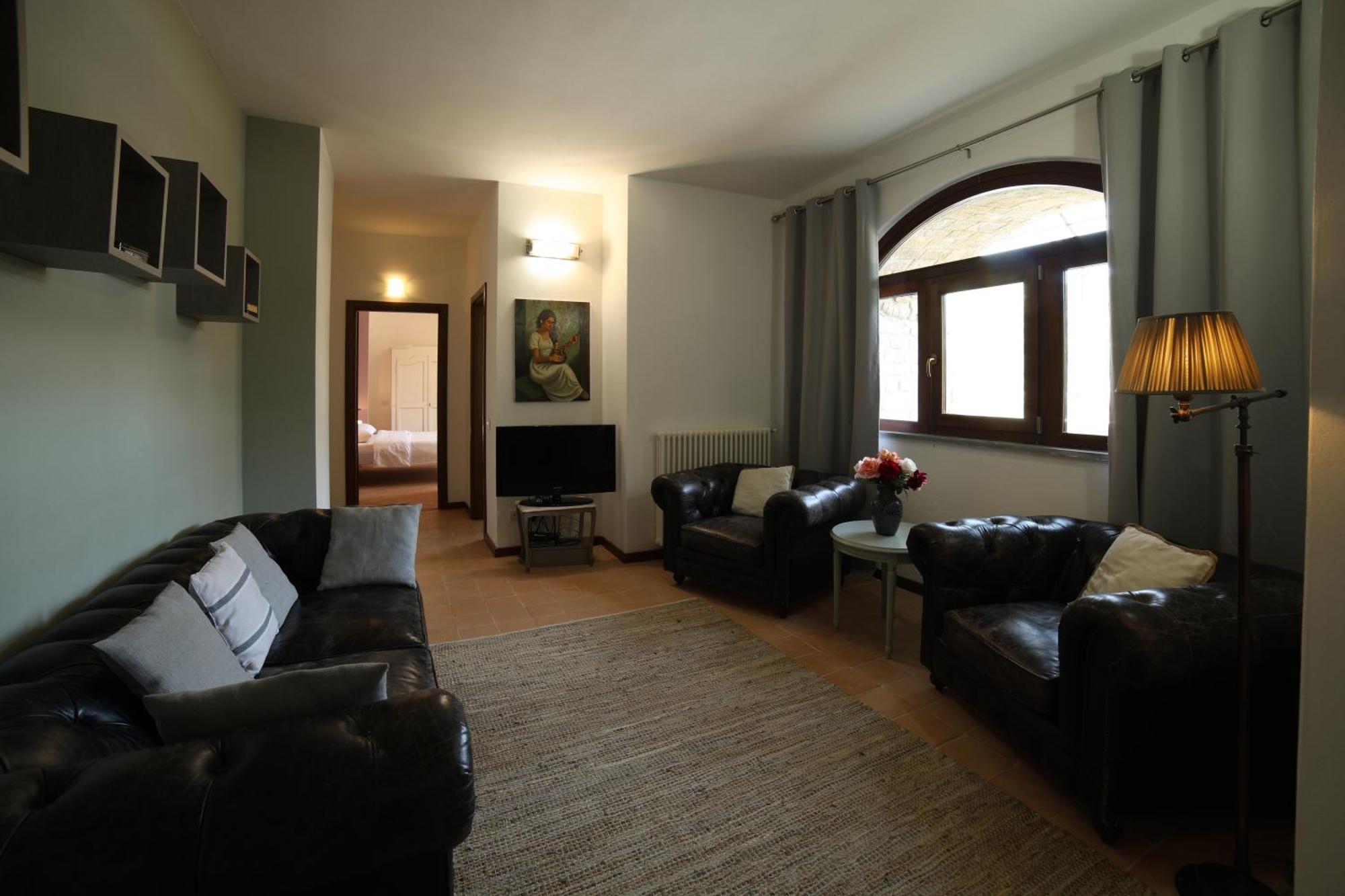 Ht Castello Di Campolongo Aparthotel Valfabbrica ภายนอก รูปภาพ